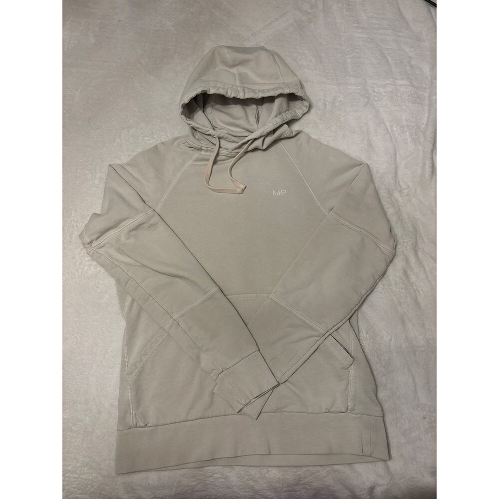 MP Rest Day men’s activewear hoodie. Size small Cream.